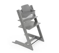 Trona Tripp Trapp de Stokke, Storm Grey - Incluye Silla + Baby Set 2 para Niños de 6 a 36 Meses - Ajustable, Ergonómica y Fácil de Limpiar