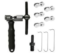 Tronchacadenas Bicicleta Kit - 5 Pares de Eslabones de Enlace Rápido, Tronchacadenas Bicicleta para Cadenas de 5-12 Velocidades, Herramientas de Mano para Bicicletas para MTB/Urbana/Rennrad