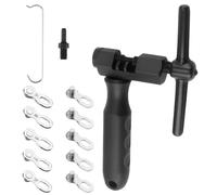 Tronchacadenas Bicicleta para Cadenas, 5 Pares de Eslabones Que Faltan, Tronchacadenas Bicicleta MTB para Cadenas de 6-12 Velocidades -Dividir, Herramienta de Reparación de Carretera y Montaña