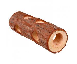 Tronco agujereado para roedores - Mediciones: 20 cm