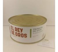Tronco de Atún en Aceite de Girasol - Peso del producto 975g - El Rey de Oros - Conserva que destaca por su sabor y calidad - Textura suave - Elaborado con métodos tradicionales.