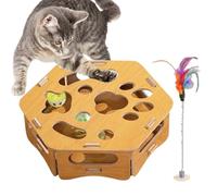 Tronco de molienda de garra felina, provisión abrasiva Young Pussycat, 45 centímetros para interior de animales, organizador corrugado de corte cubo, hardware de estimulación mental para animales
