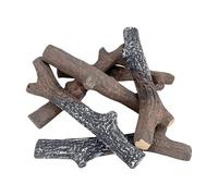 Troncos Decorativos realistas de Fibra cerámica para Chimeneas de Gas y de etanol, (Troncos LMZ112)