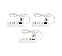 TRONIC® Set de 3 regletas (blanco)