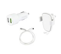 TRONIC® Soporte para smartphone con cargador QI (blanco)