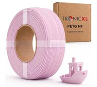 TRONICXL 1 kg de filamento PETG-HF para impresora 3D Bambu Lab compatible con bobina vacía de Bambulab (con Notch) AMS AMS2 P2S, H2D, H2S, X1C, P1S, A1, P1P, A1 mini (rosa)