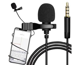 TronicXL 2 micrófonos premium con solapa de 3,5 mm, conector Lavalier, micrófono para smartphone, teléfono móvil, cámara, videocámara, portátil, entrevista, vídeo en directo para YouTube, Tiktok
