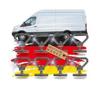 TronicXL 8 ojales de sujeción para carga compatibles con Mercedes Benz Vito Clase V W447 Viano W639 tornillos carril guía carga rieles de seguridad tornillos para carro de caja tornillos accesorios