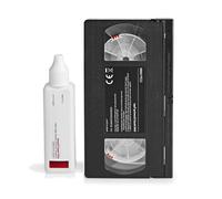 TronicXL Cassette de limpieza profesional VHS para cabezales de reproducción de grabación, juego de cabezales de vídeo y cinta de limpieza