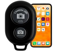 TronicXL Disparador automático de cámara para teléfonos inteligentes iPhone y Android, mando a distancia inalámbrico para fotos y videos, obturador Bluetooth obturador automático