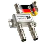 TronicXL - Distribuidor de antena de televisión por cable DVBC, 2 vías BK