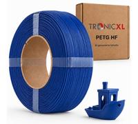 TRONICXL Filamento de recambio PETG-HF de 1 kg, apto para impresora 3D Bambu Lab compatible con bobina vacía de Bambulab (con Notch) AMS AMS2 P2S, H2D, H2S, X1C, P1S, A1, P1P, A1 mini azul