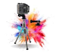 TronicXL Mini trípode trípode para cámara de mesa compatible con DJI Osmo GoPro Hero + 3 4 5 6 7 8 9 10 11 12 13 Session Action Cam Soporte Cámara de Acción