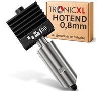 TronicXL P2S H2S H2D Hotend con boquilla 1:1, apto para impresora 3D Bambu Lab (0,8 mm)