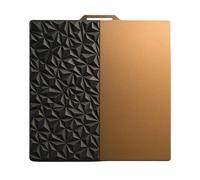 TronicXL Para placa de impresión Bambulab de doble cara texturizada PEI + PEO liso 257 x 257 mm I Magnético Spring Steel Cama de impresión para Bambu Lab Efecto Diamond A1 P1P P1S X1 X1C Placa de