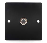 TronicXL Timbre Puerta de la Placa Antracita Pulsador Plata