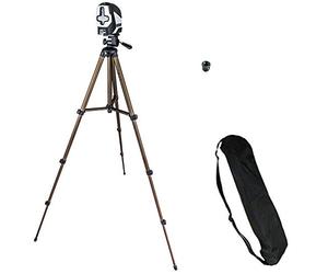 TronicXL Trípode de construcción de 1,30 m para niveladora láser láser de líneas cruzadas Einhell Bosch Dewalt Makita Flex Leica Stanley Meterk Tacklife Huepar Firecore Skil 1/4 pulgadas 3/8 Tripod