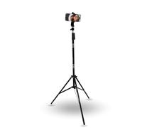 TronicXL Trípode para smartphone de 210 cm con cabeza esférica, giratorio, soporte para teléfono móvil, altura alta, grande, foto y vídeo, altura regulable