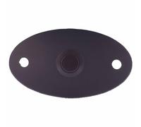 TronicXL V2A Timbre de la Puerta Placa Timbre Aluminio Antracita Pulsador Negro