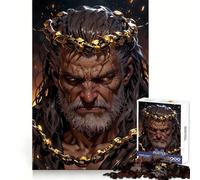 Trono de Cadenas - La Ira del Rey Caído Rompecabezas de 1000 Piezas para Adultos Juguete Mental Rompecabezas Diversión Relajante Corte Premium Regalo de cumpleaños 50x75cm