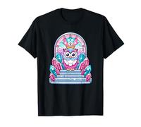 Trono de Cristal de Corona de realeza búho Camiseta