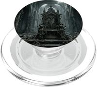 Trono Gótico Arruinado Fantasía Oscuro Diseño Catedral PopSockets PopGrip para MagSafe