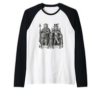 Tronos de Ose & Flaureos Camiseta Manga Raglan