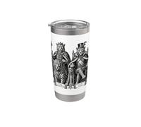Tronos de Ose & Flaureos Vaso térmico de acero inoxidable de doble pared