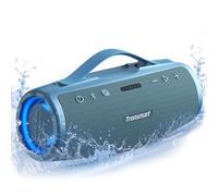 Tronsmart Mirtune S100 Altavoz Bluetooth 50W, Altavoz Portátil Potente, Resistente al Agua IPX7, Retractable Handle, 20H de Reproducción, Sonido Estéreo, Aux y Powerbank, Speaker con EQ para Exterior