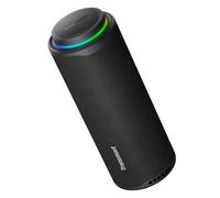 Tronsmart T8 Bocina Bluetooth Portátil para Exteriores, Sonido más Potente y nítido de 40W, Sonido de 360°, Audio de 2.1 Canales, IPX7, Personalizados Audio y Luces, cordón portátil (Gris)