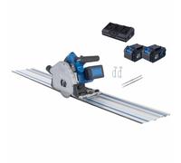 Tronzadora radial batería 20V disco 210mm Scheppach set l2 bc-pl60-x