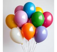 TROOKEE - 100 Globos de Cumpleaños Fabricados en España de 29cm/11" - Globos de Látex de Colores - Decoracion Cumpleaños, Fiestas, Bodas, Navidad, Comuniones, Carnaval, Halloween, Bautizos, Photocall