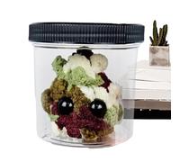 TROONZ Adopta una Bola de Hierba,adopta una Bola de Hierba de Peluche, Juguetes Rellenos de Bolas de Hierba de Felpa en un Frasco, Juguete Relleno de Felpa, Accesorio Stoner de Ganchillo, Adorno de