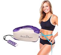 TROONZ Cinturón Vibrante Masajeador, Cinturón de Fitness multifunción con Sistema de Calor Quema Grasa para Abdominal/Espalda/Lumbar/Pantorrilla/Nalgas