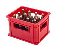 TROONZ Decoración De Caja De Botellas De Cerveza, Botellas De Cerveza | Juguete en Miniatura para Hombres y Amantes de la Cerveza, Accesorio fotográfico, decoración de Mesa para decoración