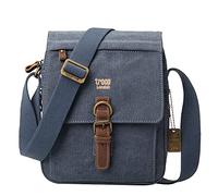 Troop Clásico Bandolera Mini Tela TRP0211 - Azul, Canvas Bag Smaller than A4