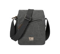Troop London TRP0239 Classic Canvas Across Body Bag Verde, Green, s