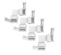 Trooplex 6 Pin Eckverbinder LED Streifen 90° L-Form Strip Connector RGBWW/CCT Warm- und Kaltweiß