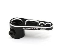 Trooth Brazos de dirección de bocina servo de aluminio CNC 25T para camión sobre orugas TRX4 RC, color negro