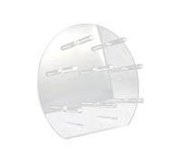 Trooth Soporte de exhibición de postres redondo con 8 agujeros para decoraciones de fiesta de donas, baby showers, fiesta de cumpleaños