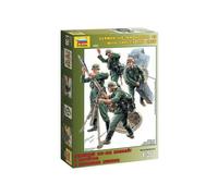 Tropas Alemán German 120-mm Mortero 42 Con Remolque Y Équipagemaquette