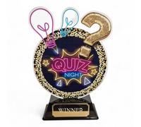 Trophy Monster Modern Quiz Night Award For the Star Quizzer | para clubes y fiestas | Hecho de acrílico impreso (165 mm)