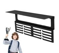 Trophy Organizer Display Holder, Wall Shelf For Keys, Trophy Display Shelf, Floating Shelf With Hooks, Entryway Organizer Shelf, Entryway Floating Shelf For Decorations 16.54x7.87x1.18 Inches