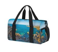 Tropic Beach Sea Sport - Bolsas de lona para niños, niñas, mujeres, hombres, durante la noche, fin de semana, bolsa de viaje, gimnasio, casual