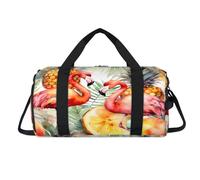 Tropic - Bolsa deportiva de lona con compartimento para zapatos, bolsa de fin de semana, viajes, gimnasio, organizador de equipaje para mujeres, hombres, niños y niñas