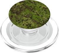 Tropic Camo Army, Estampado de Camuflaje Tropical, Verde Militar PopSockets PopGrip para MagSafe