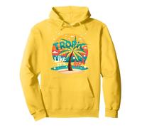 Tropic como si estuviera Caliente: Beachy Paradise Sunset Vibes Sudadera con Capucha, Unisex para Adultos, Limón, M