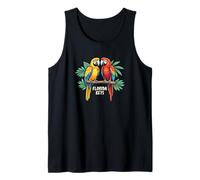 Tropic Island Adventure - Loros en los Cayos de Florida Camiseta sin Mangas