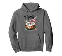 Tropic Like It's Hot Flamingo Coconut Paradise Sudadera con Capucha