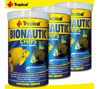 Tropical 3 x 1000 ML Bionautic Chips Para Mediana Y Grande Seewasserfische